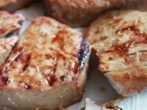 2- minute "Quick Broiled" Tuna Steaks Healthy Recipe