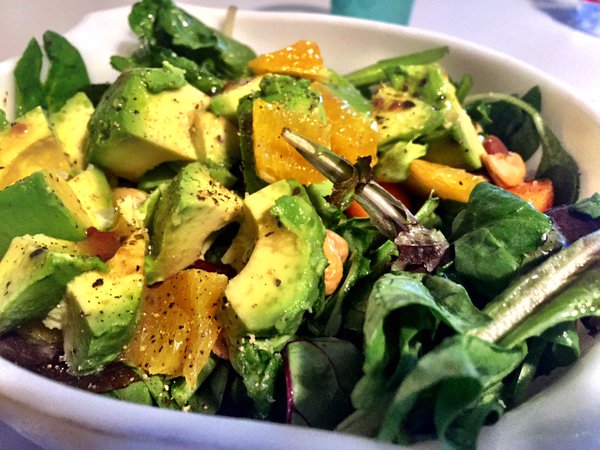 Orange Avocado Cashew Salad Healthy Recipe