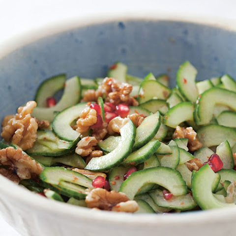 Cucumber And Walnut Salad Healthy Recipe