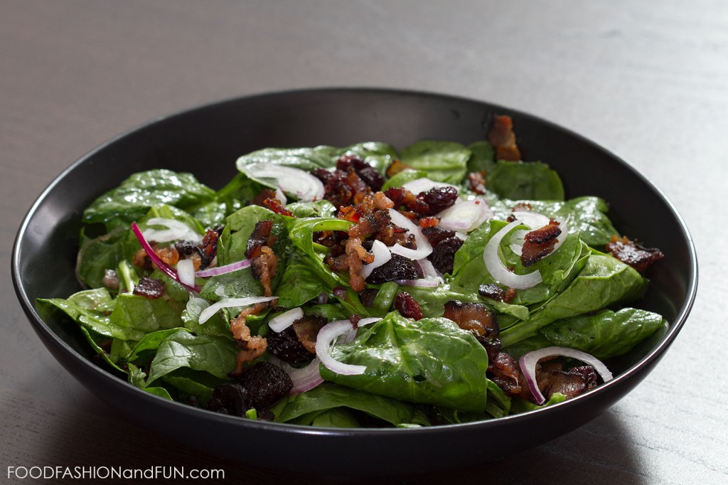 Spinach Bacon Salad Healthy Recipe