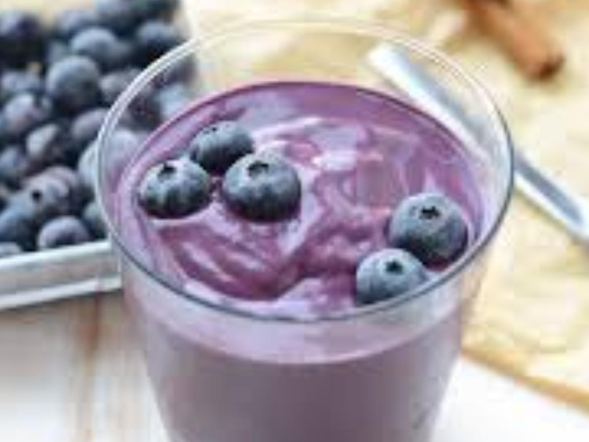 Almond Butter Berry Protein Smoothie Healthy Recipe
