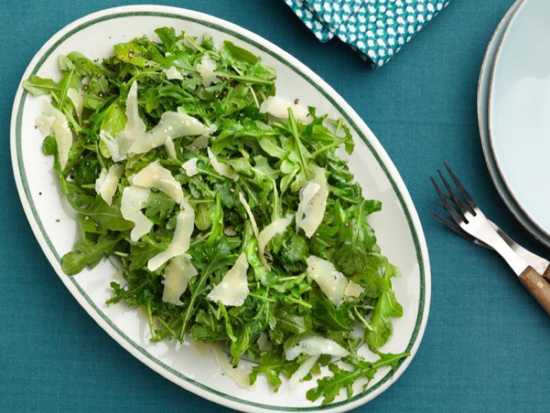 Arugula Salad with Lemon and Parmesan Healthy Recipe