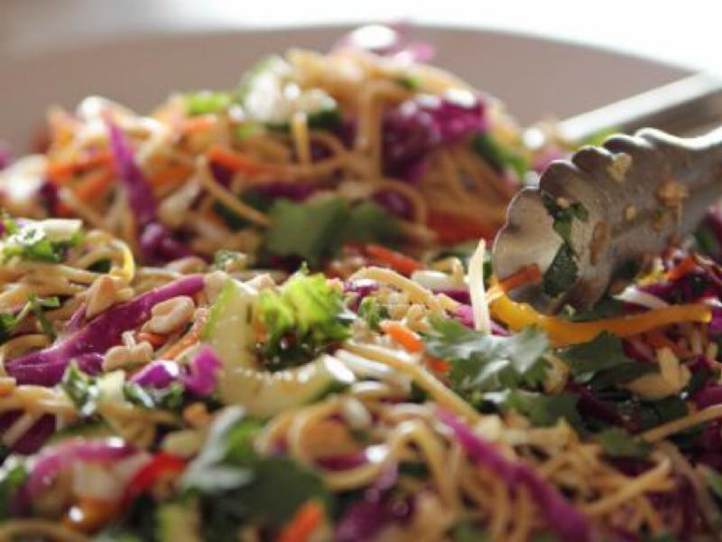 Asian Noodle Salad Healthy Recipe