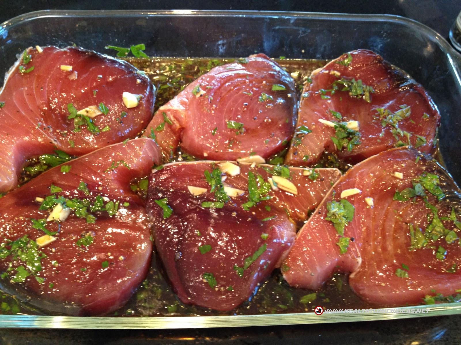 Asian Tuna Steaks Healthy Recipe