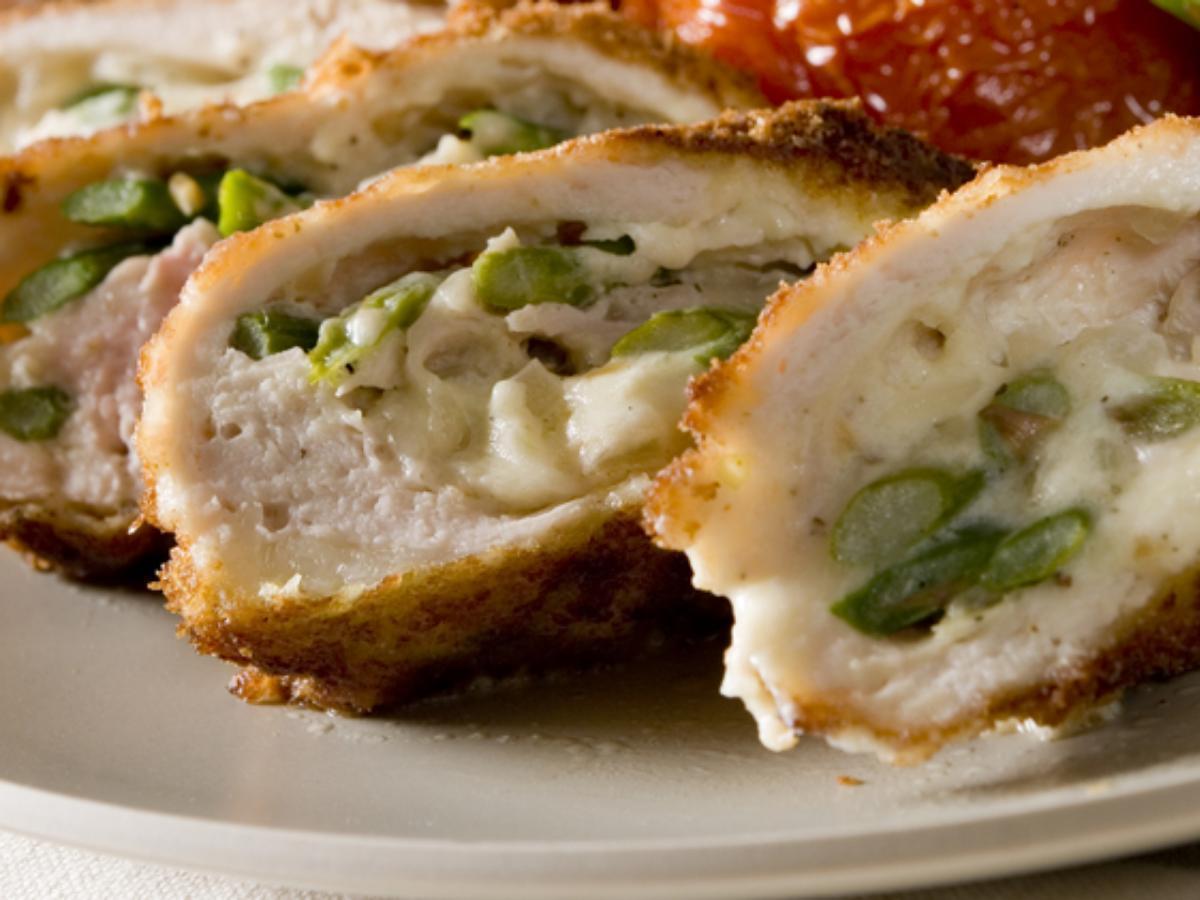 Asparagus and Mozzarella Stuffed Chicken Breasts Healthy Recipe