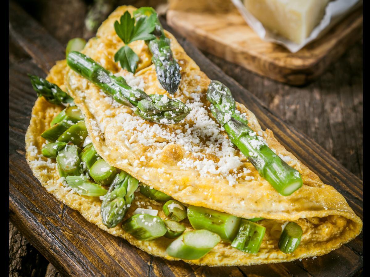 Asparagus Omelet Healthy Recipe