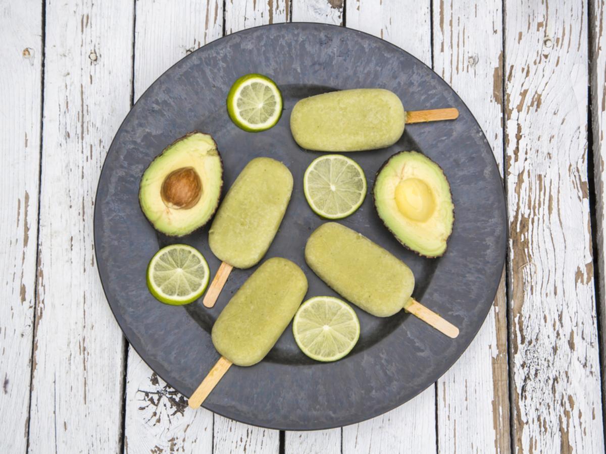 Avocado, Coconut & Lime Popsicles Healthy Recipe