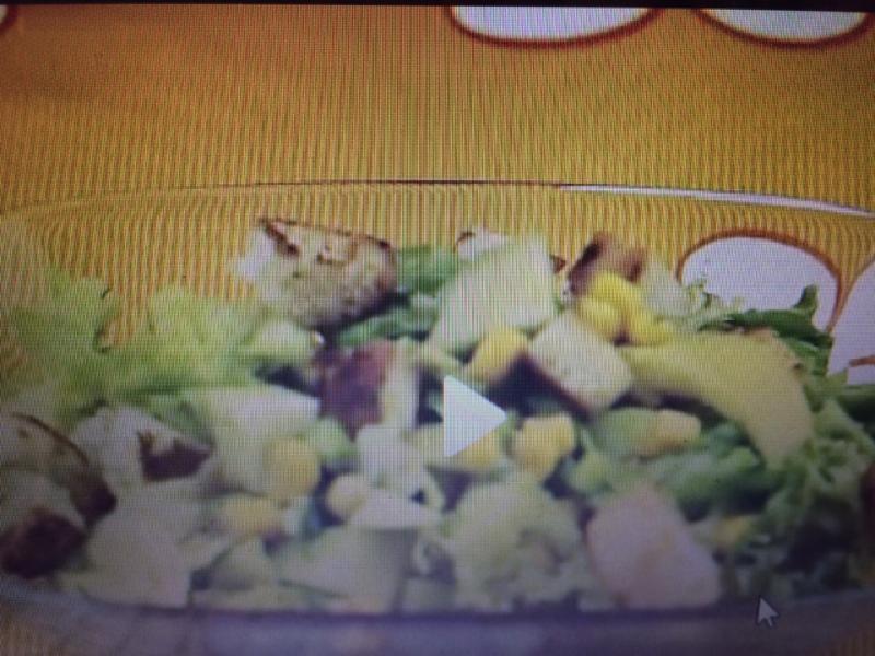Avocado Salad with Croutons Healthy Recipe