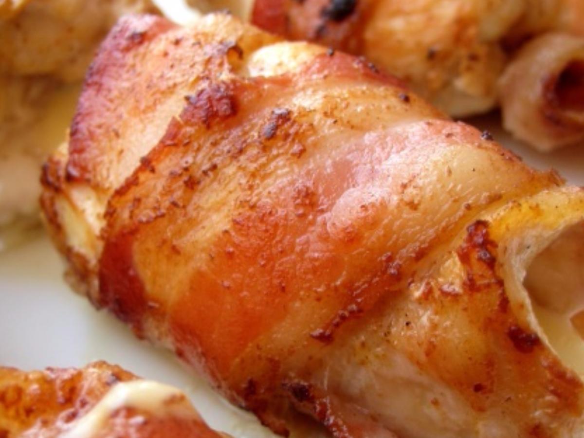 Bacon Wrapped Smoked Gouda Chicken Breasts Healthy Recipe