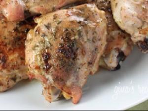 Baked Chicken with Dijon and Lime Healthy Recipe