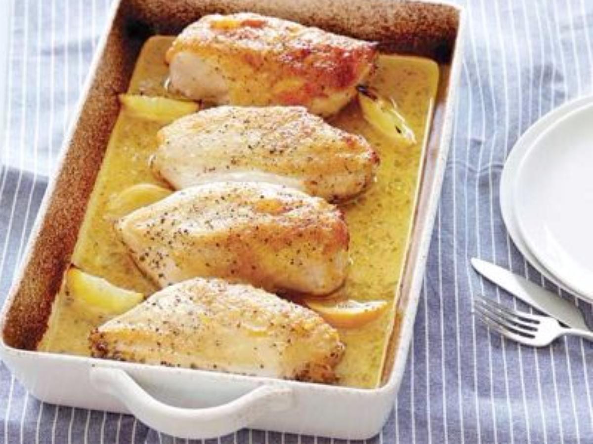 Baked Lemon Chicken Healthy Recipe