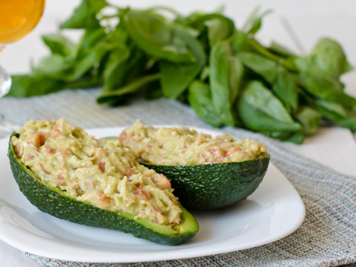Baked Seafood Stuffed Avocados Healthy Recipe