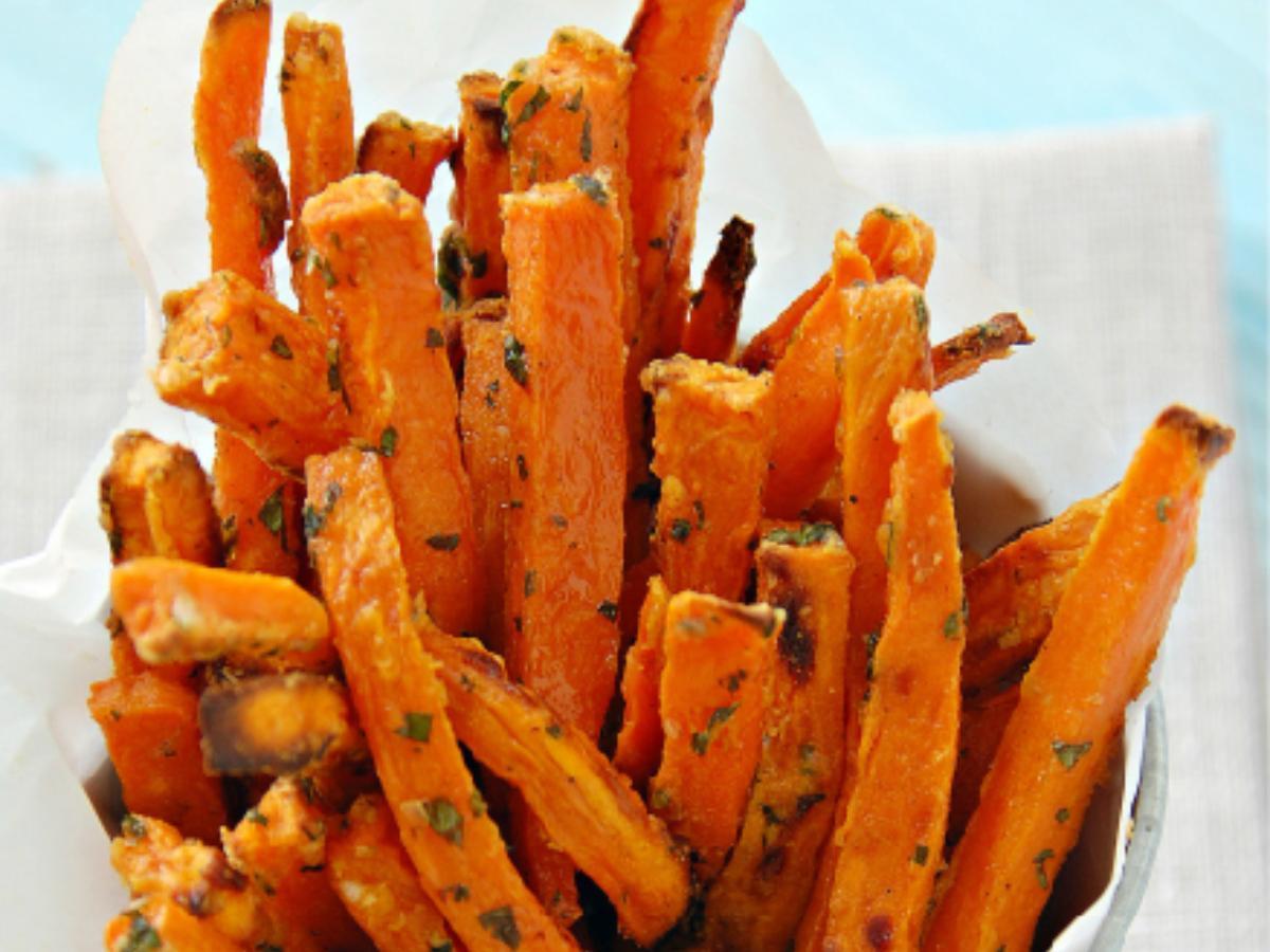 Healthy Recipes Baked Sweet Potato Fries Recipe