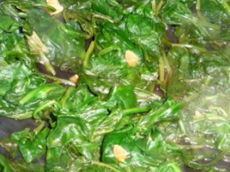 Balsamic Sautéed Spinach Healthy Recipe