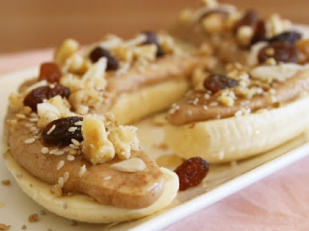 Banana, Almond Butter, and Dates Healthy Recipe