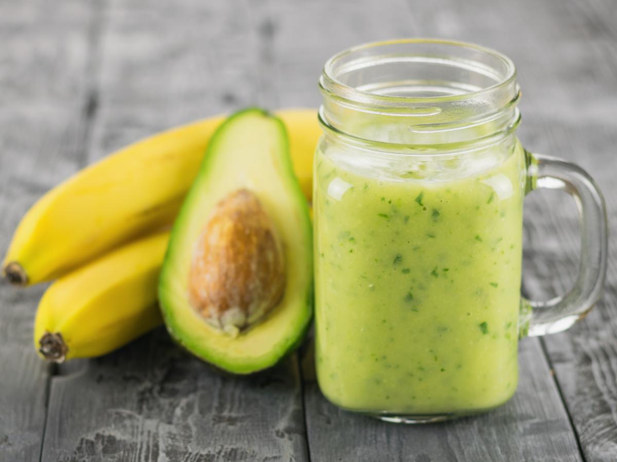 Banana, Kale, and Avocado Smoothie Healthy Recipe