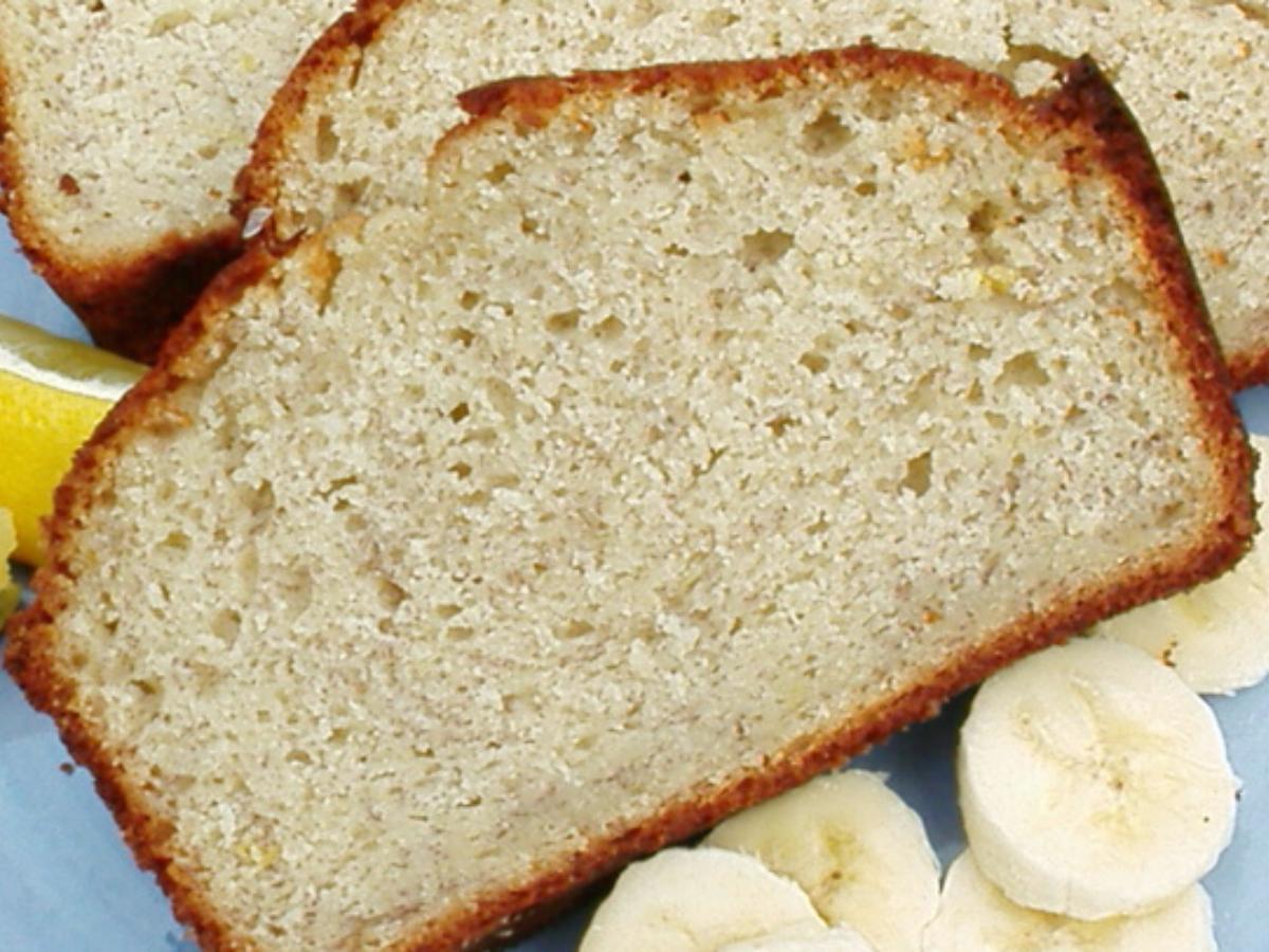 Banana-Lemon Tea Bread Healthy Recipe