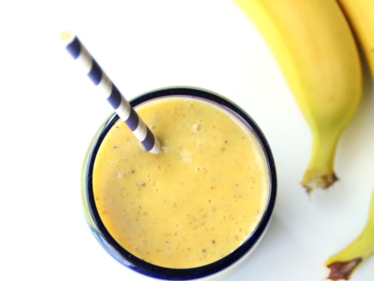 Banana Mango Smoothie Healthy Recipe