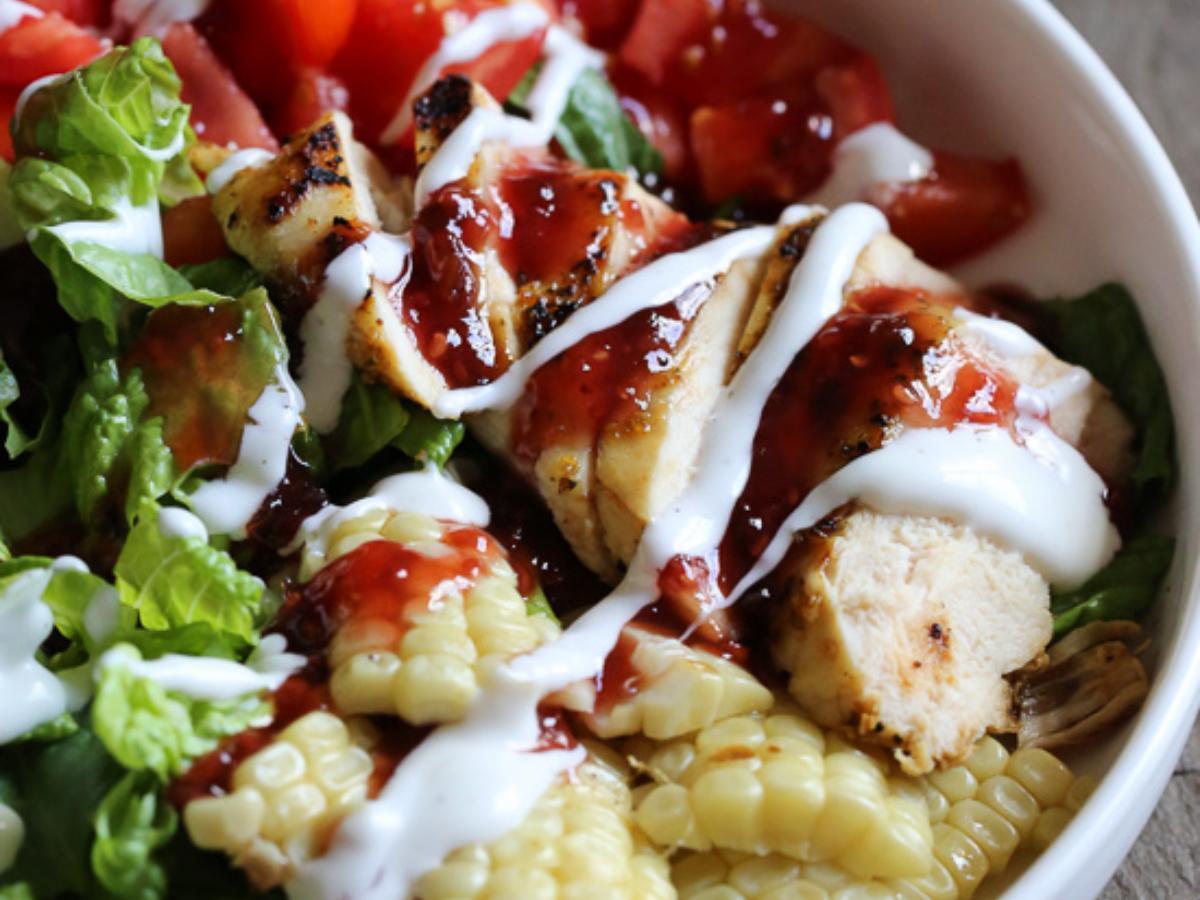 BBQ Chicken Salad Healthy Recipe
