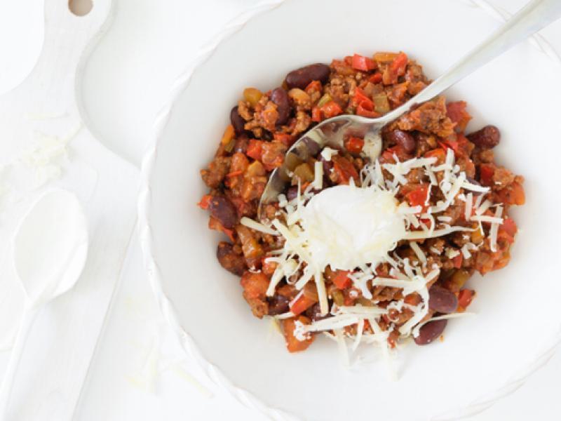Beef and Bean Chilli Healthy Recipe