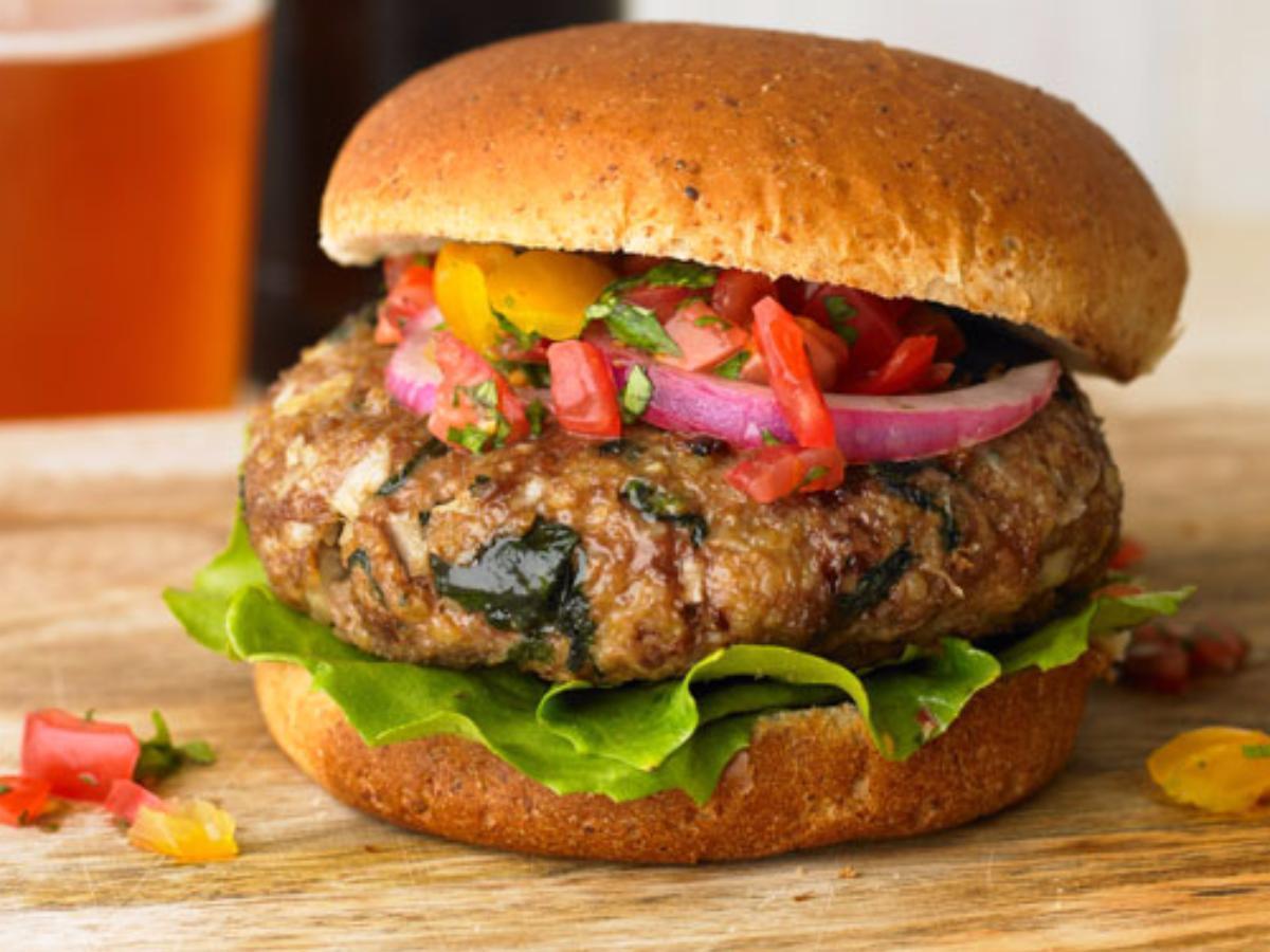 Beef and Bulgur Burger Healthy Recipe
