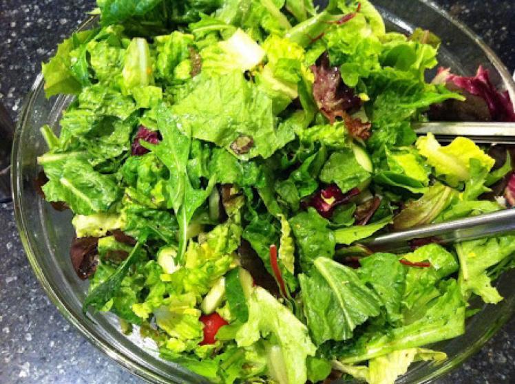 Big Green Salad Healthy Recipe
