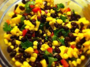 Black Bean Mango Salad Healthy Recipe