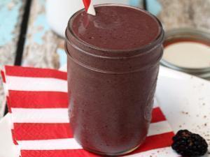 Blackberry Chocolate Shake Healthy Recipe