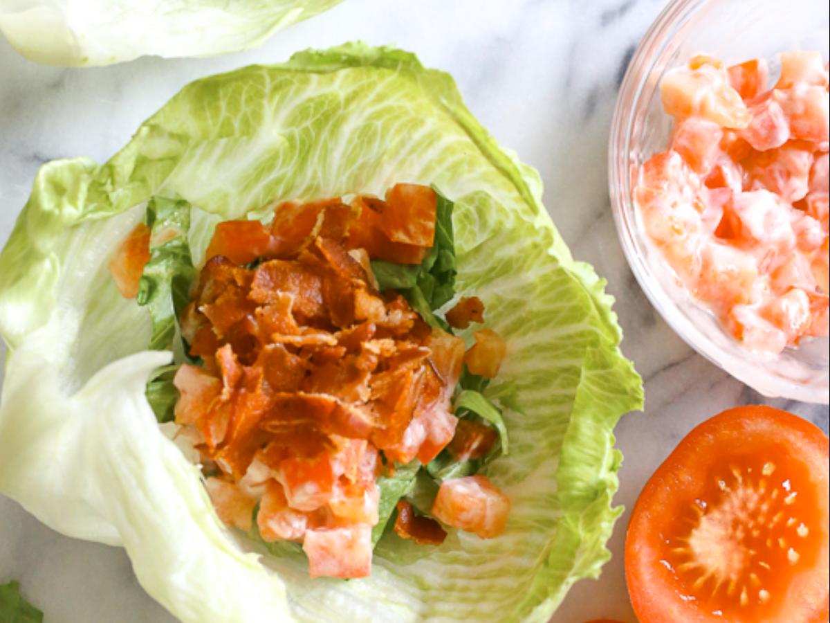 BLT Lettuce Wraps Healthy Recipe