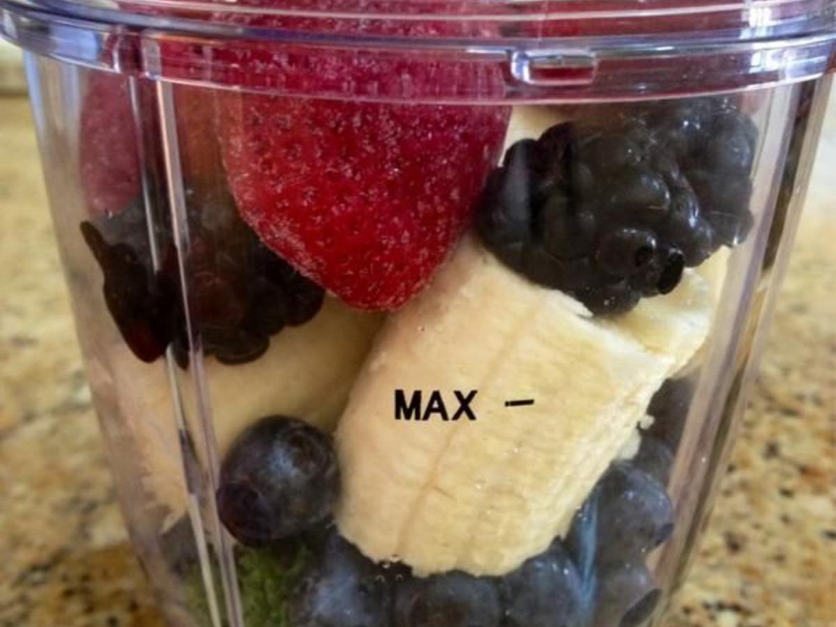 Blueberry, Banana, and Strawberry Smoothie Healthy Recipe