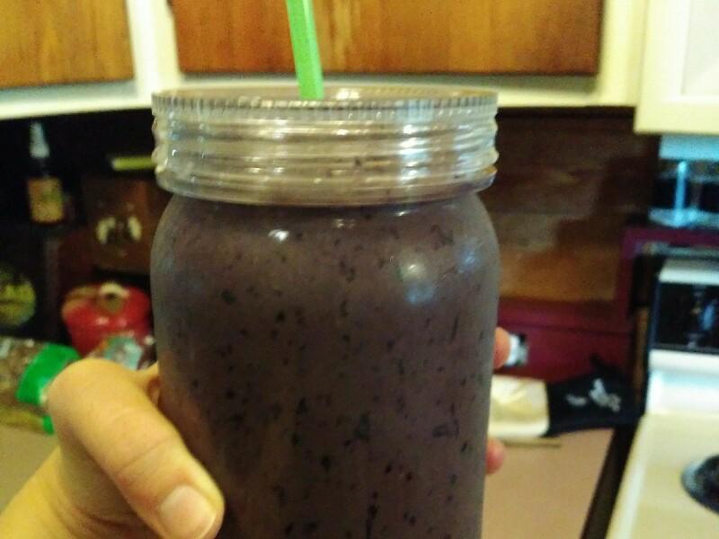 Blueberry Chocolate Smoothie Healthy Recipe