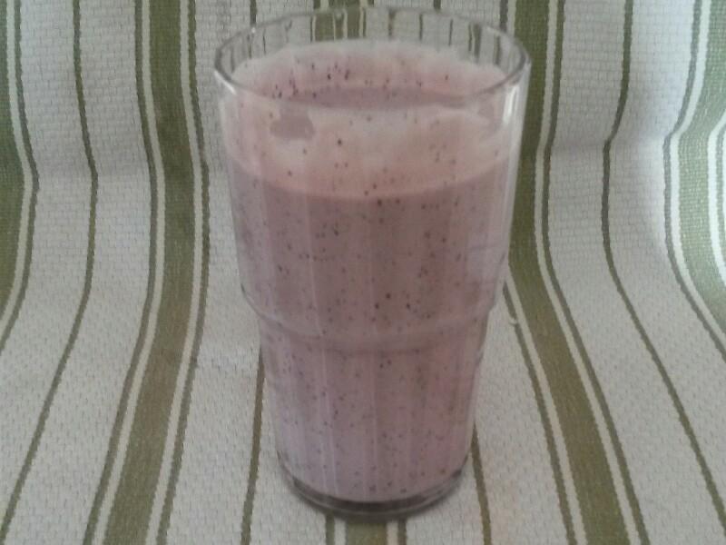 Blueberry Peanut Butter Cottage Cheese Smoothie Healthy Recipe