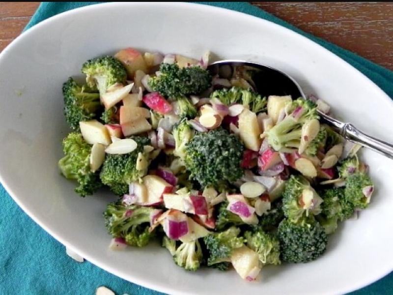 Broccoli and Apple Salad Healthy Recipe