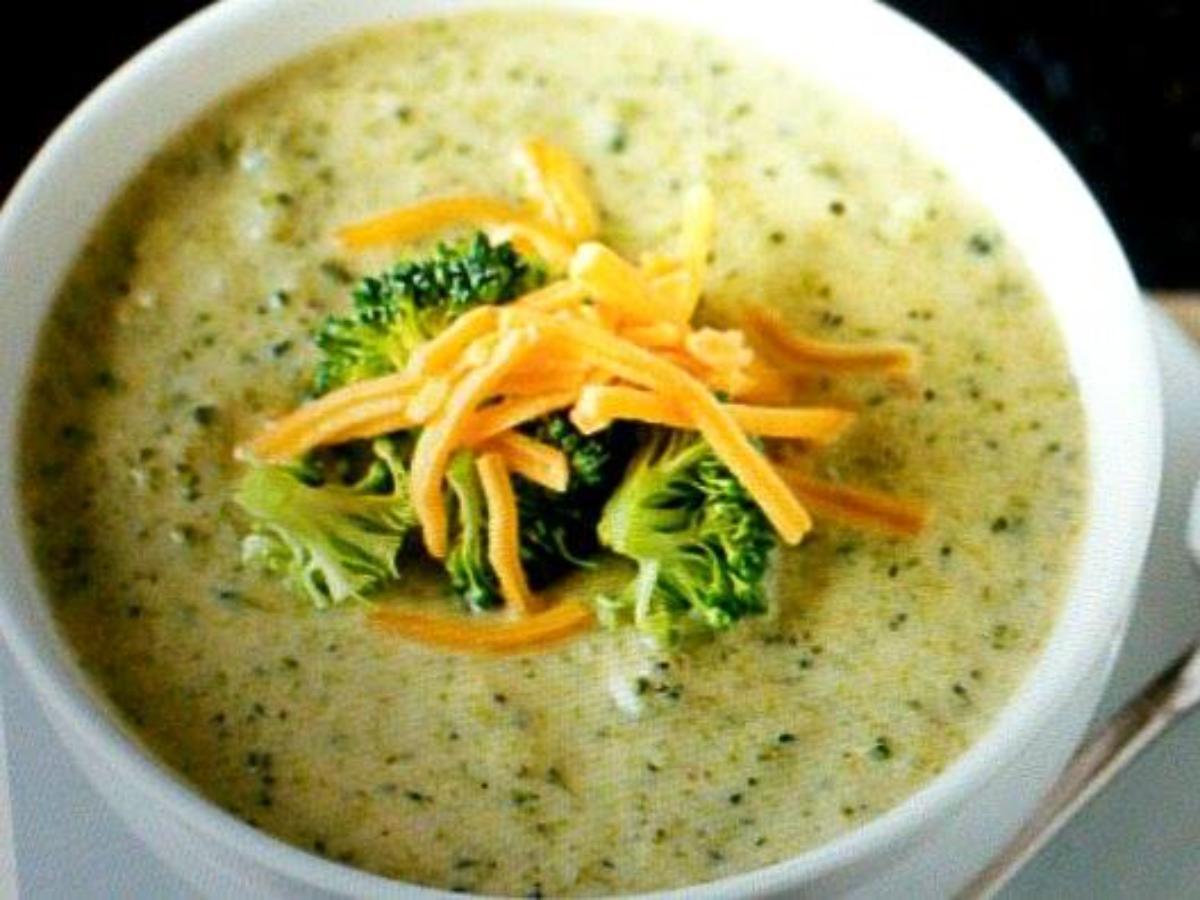 Broccoli Cheese Soup Healthy Recipe