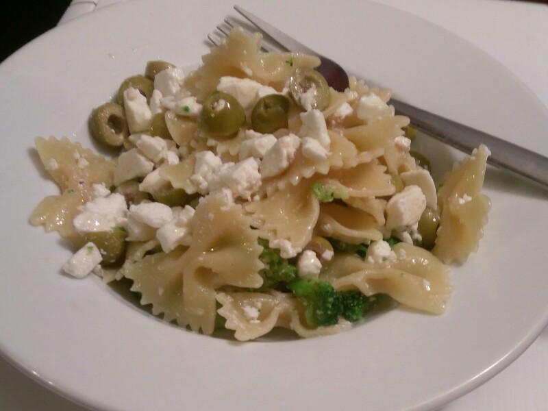 Broccoli & Feta Pasta Salad Healthy Recipe