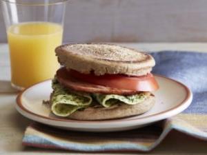 Canadian Bacon Breakfast Sandwich Healthy Recipe