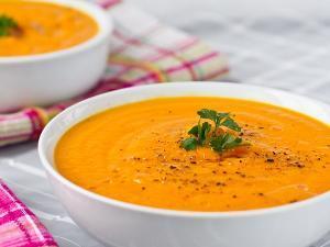 Carrot Apple Ginger Soup Healthy Recipe