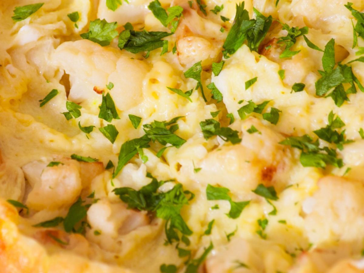 Cauliflower and Feta Omelet Healthy Recipe