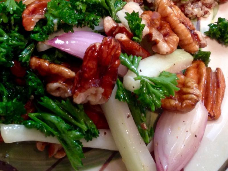 Celery-Root and Pecan Salad Healthy Recipe