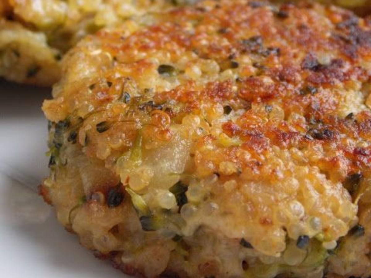 Cheesy Quinoa and Broccoli Patties Healthy Recipe