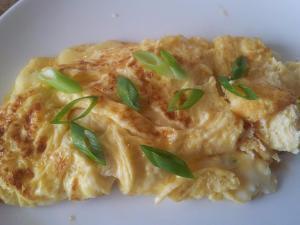 Cheesy Scrambled Eggs With Scallions Healthy Recipe