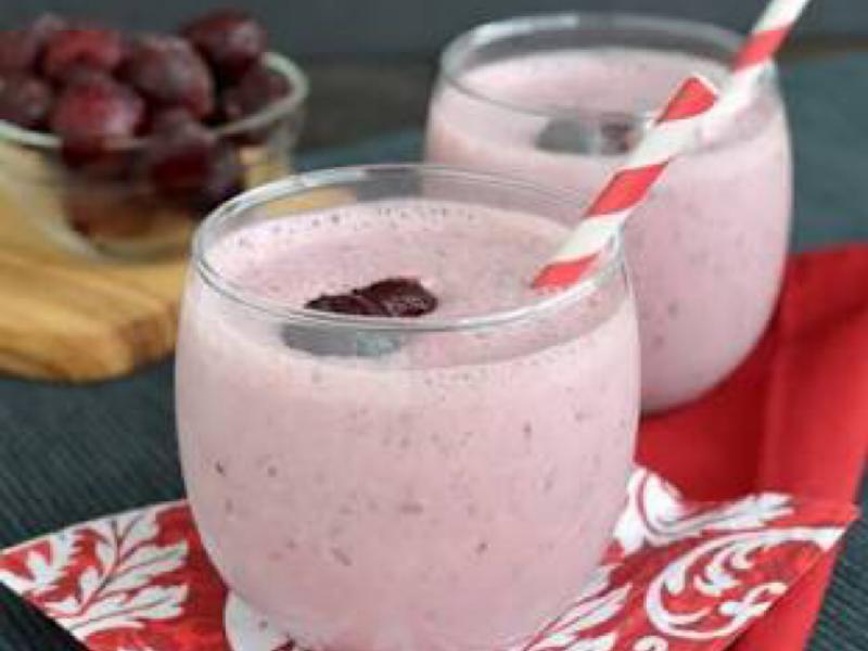 Cherry Banana Protein Smoothie Healthy Recipe