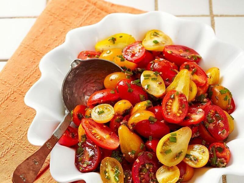 Cherry Tomato, Dill, & Anchovy Salad  Healthy Recipe