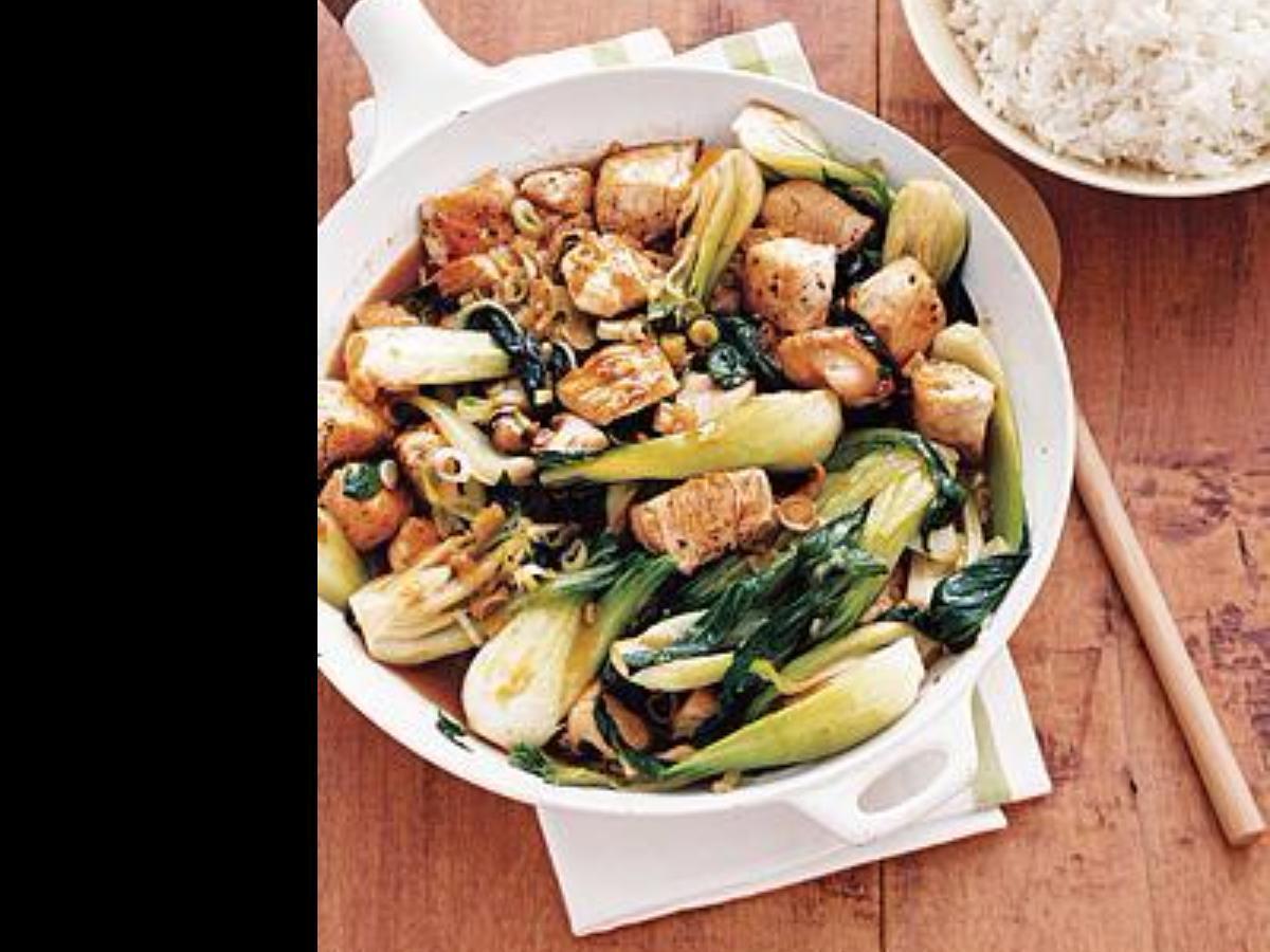 Chicken and Bok Choy Stir Fry Healthy Recipe