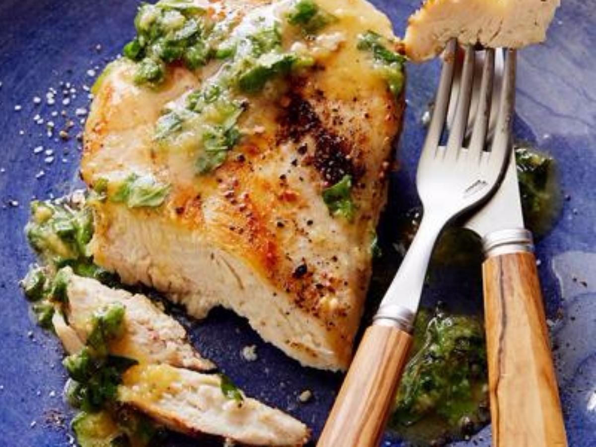Chicken Breast with Fresh Herbs Healthy Recipe