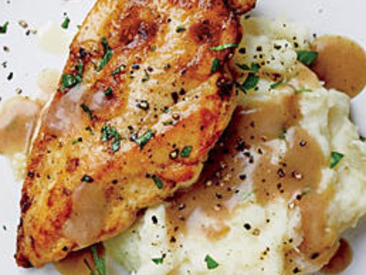 Chicken & Mashed Potatoes Healthy Recipe