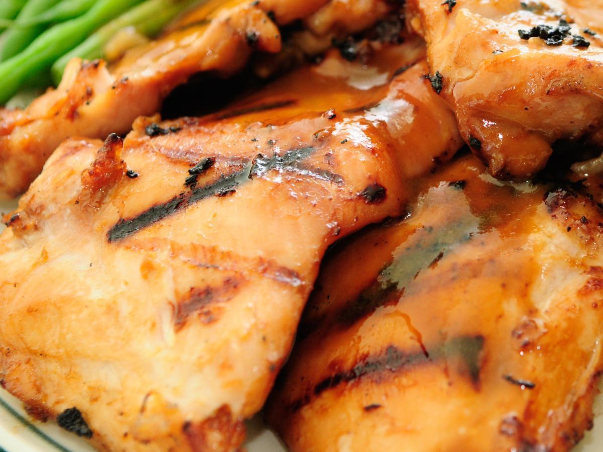 Chicken Thighs with Spicy Peanut Sauce Healthy Recipe