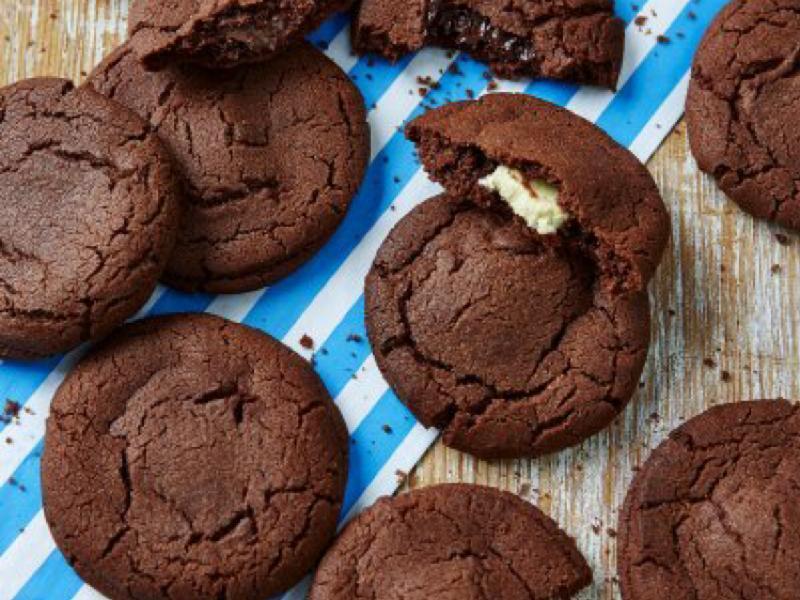 Chocolate Cookies with Soft Chocolate Centers Healthy Recipe