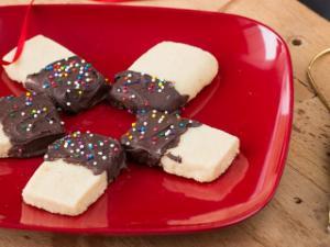 Chocolate Dipped Shortbread Cookies Healthy Recipe