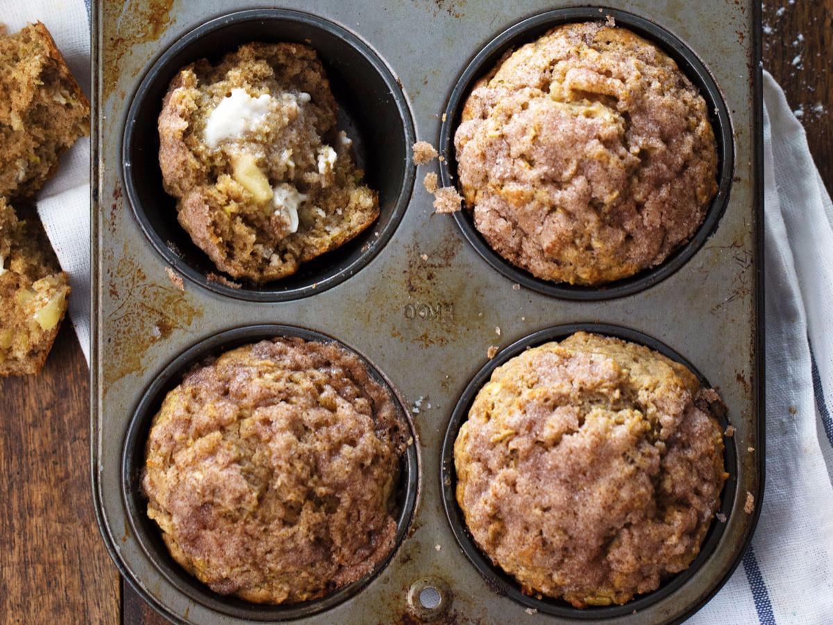 Cinnamon Sugar Apple Muffins Healthy Recipe